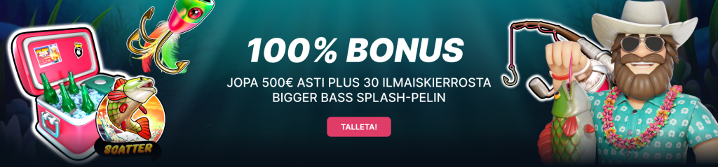 Rekisteröitymisbonus!